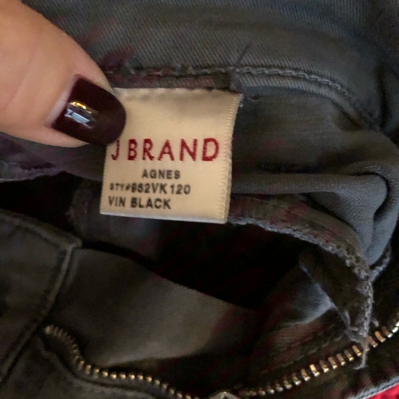 JBrand Agnes skinny jeans. Size 25. Color Vin Black (Grey). - Picture 6 of 7